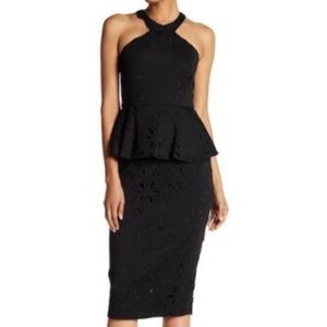 NWOT Trina Turk Exotic Dress Black  Size 10